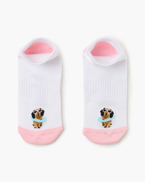 Womens Pool Paw-ty Bamboo Cushioned Ankle
