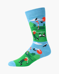 Born To Bogey | Mens Bamboo Sock