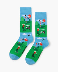 Mens Born To Bogey Short & Sock Gift Set
