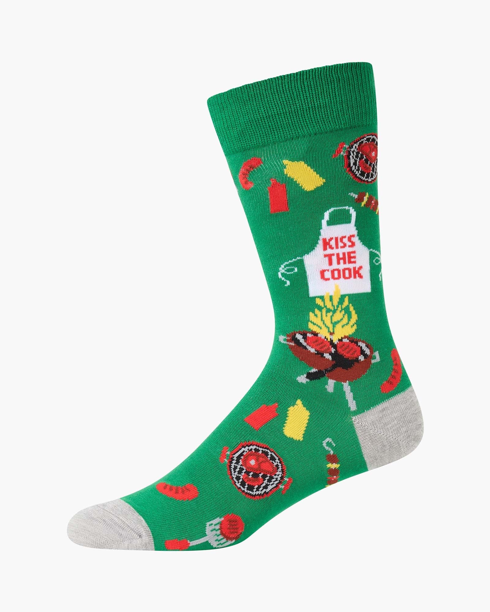 Mens Kiss The Cook Bamboo Sock