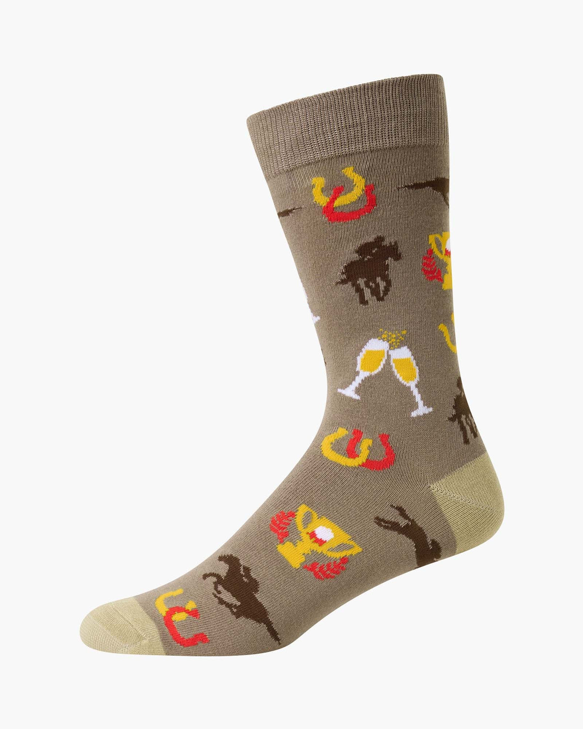Mens Off And Racing Bamboo Sock