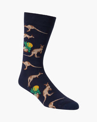 Outback Roo Crew | Mens Bamboo Sock