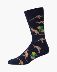 Outback Roo Crew | Mens Bamboo Sock