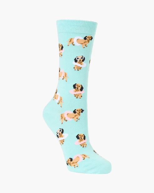 Womens Pool Paw-ty Bamboo Sock