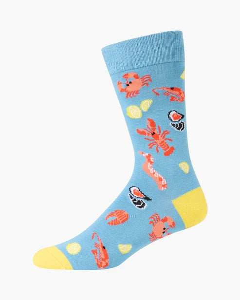 Mens Shell Yeah Bamboo Sock