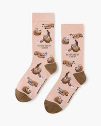 Womens Slow Brew Crew Bamboo Sock