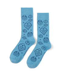 Mens Super Dad Bamboo Sock