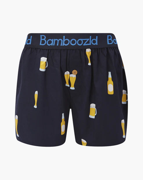 Mens Beer Bamboo Boxer Short