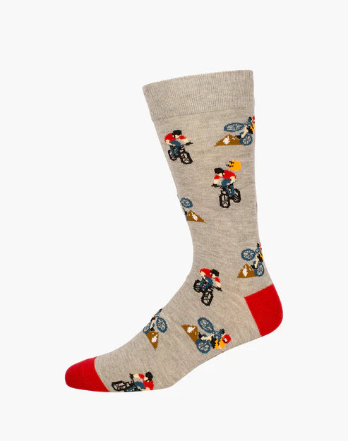 Mountain Bike Bamboo Sock | Mens