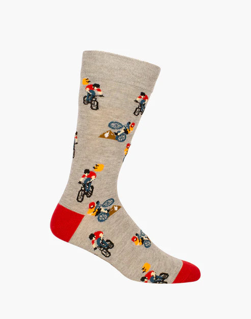 Mountain Bike Bamboo Sock | Mens