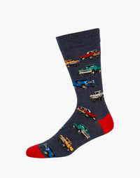 Pick Up Trucks | Mens Bamboo Sock