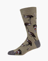 Eddie Emu Bamboo Sock | Mens