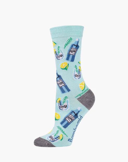 Gin Tonic Cocktail | Womens Bamboo Sock