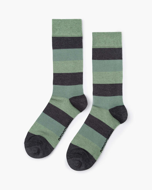 Mens Bold Stripe Bamboo Sock