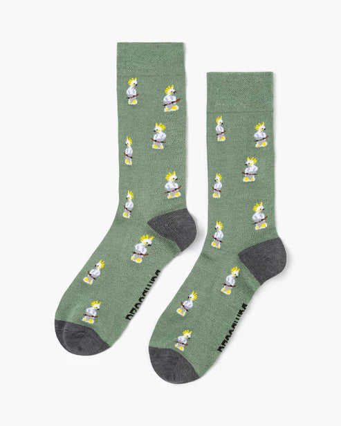 Comfort Cockatoo | Men's Bamboo Sock