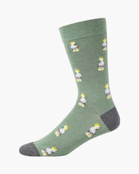 Comfort Cockatoo | Men's Bamboo Sock