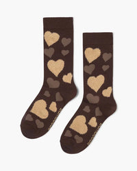 Fluffy Hearts | Women's Bamboo Sock