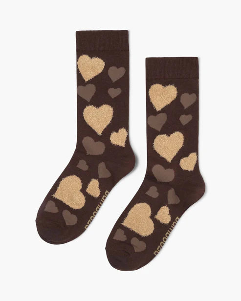 Fluffy Hearts | Women's Bamboo Sock