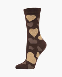 Fluffy Hearts | Women's Bamboo Sock