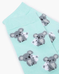 Fluffy Koala & Mini | Women's Bamboo Sock