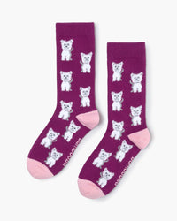 Fluffy Terrier | Women's Bamboo Sock