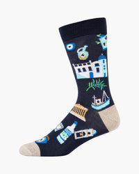 Greek Odyssey | Men's Bamboo Sock
