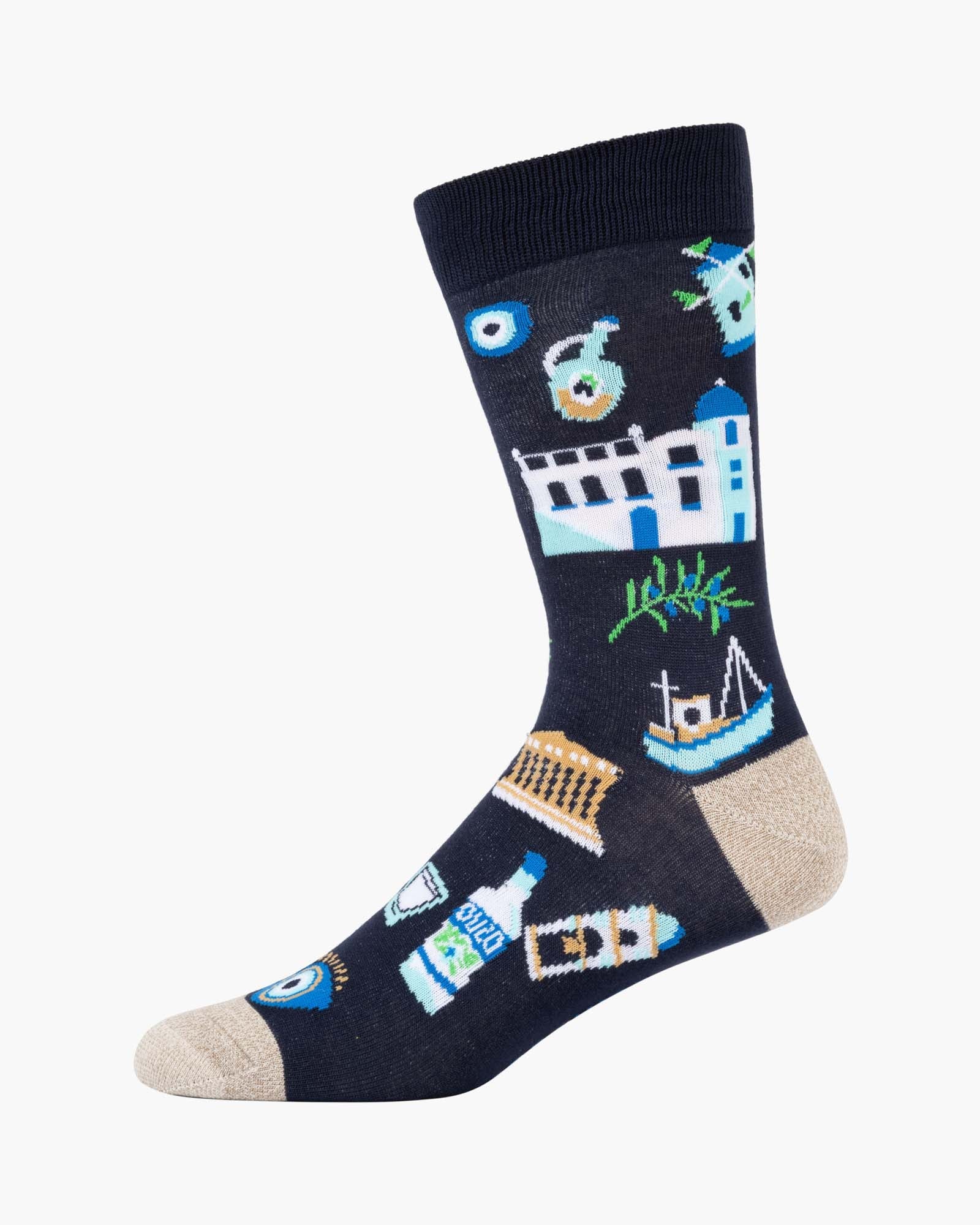 Greek Odyssey | Men's Bamboo Sock
