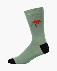 Jacquard Kangaroo | Men's Bamboo Sock