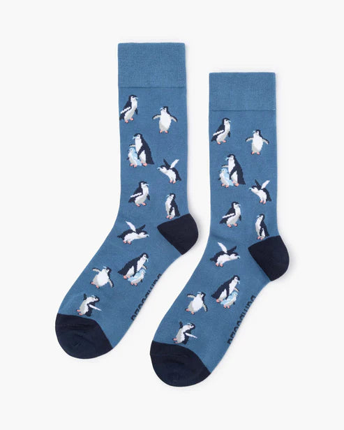 Penguin Parade | Men's Bamboo Sock