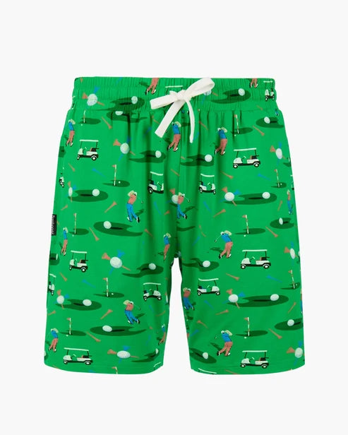 Mens Born To Bogey Short & Sock Gift Set