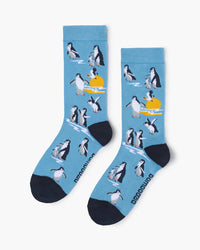 Sunset Penguins | Women's Bamboo Sock