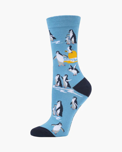 Sunset Penguins | Women's Bamboo Sock