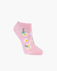 Yoga Daisies | Women's Grip Ankle Sock