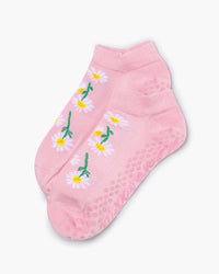 Yoga Daisies | Women's Grip Ankle Sock