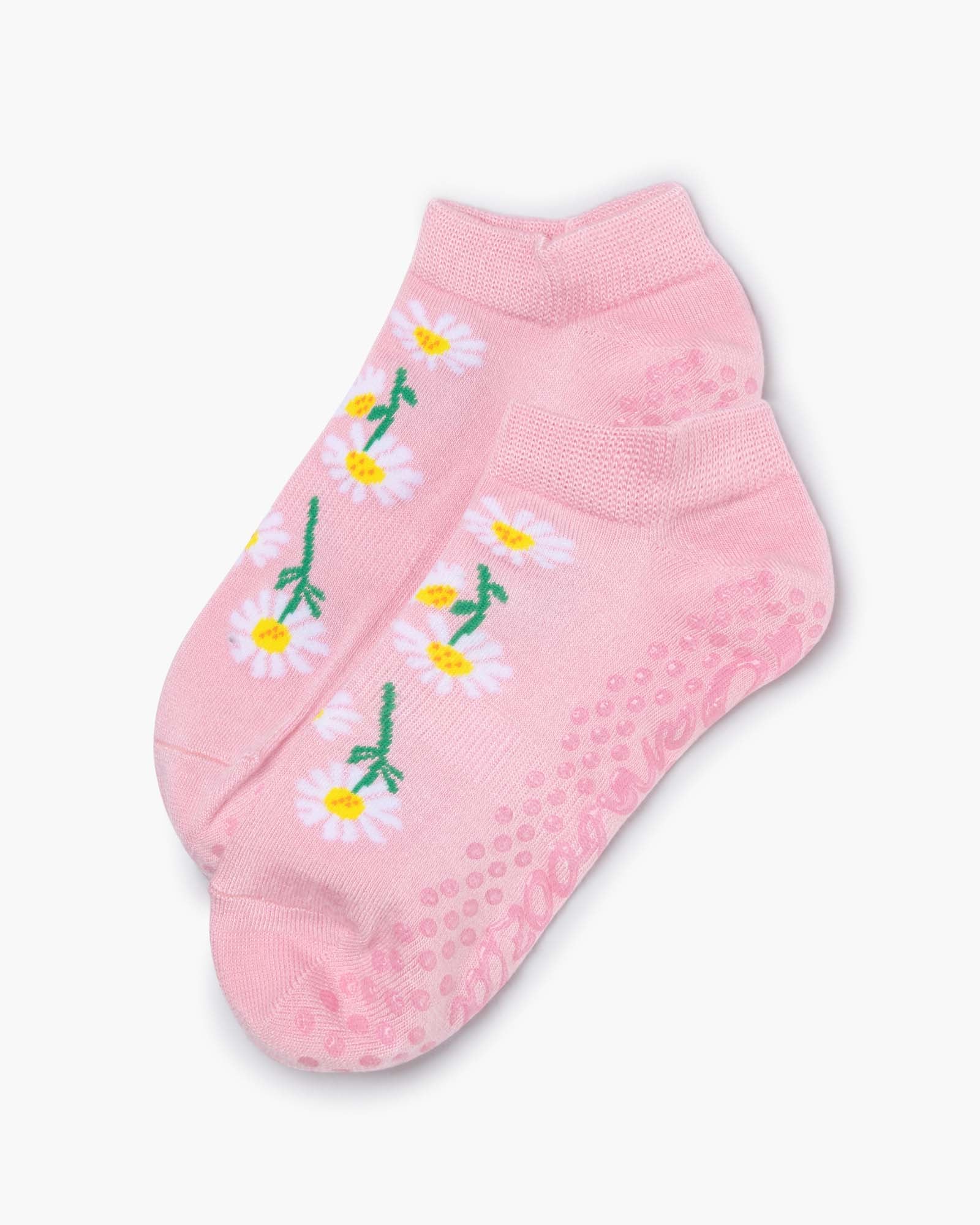 Yoga Daisies | Women's Grip Ankle Sock