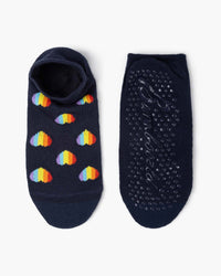 Yoga Pride Hearts | Women's Grip Ankle Sock