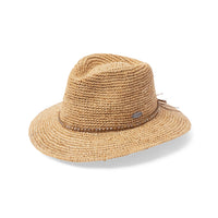 Magdalena Raffia Fedora | Natural 58cm