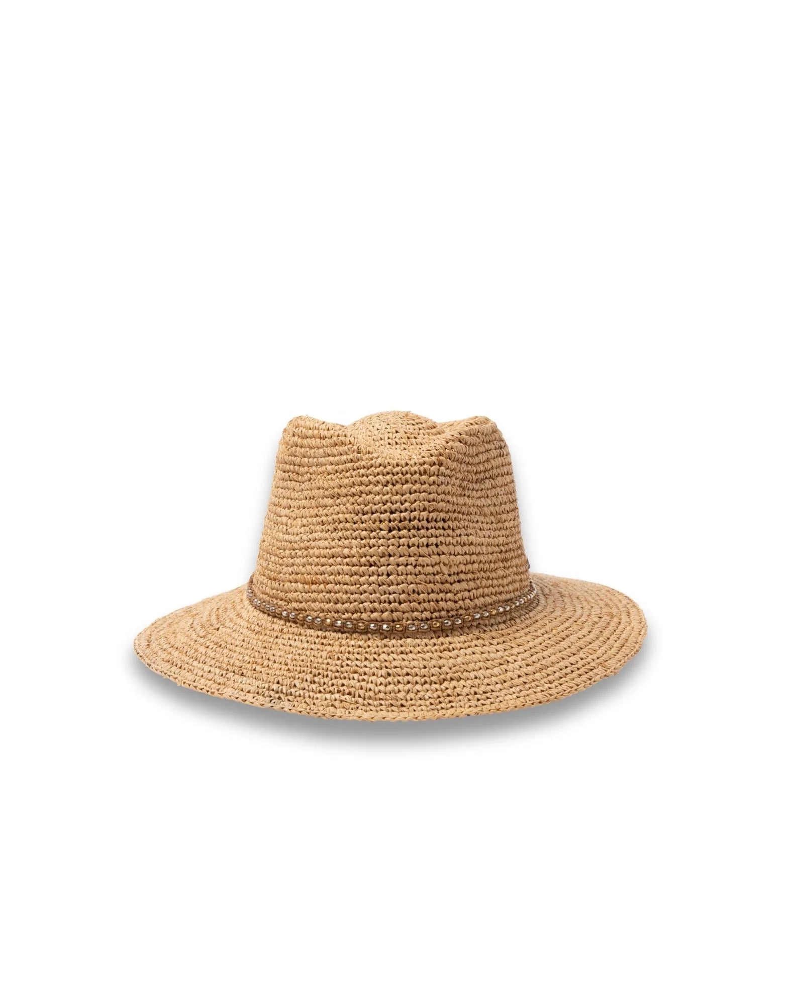 Magdalena Raffia Fedora | Natural 58cm