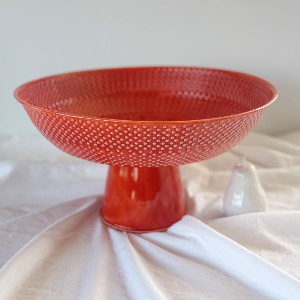 Wash Footed Tray | Orange