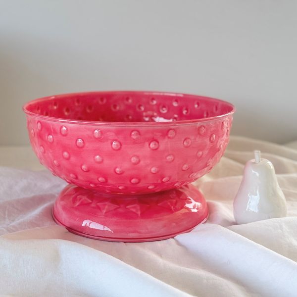 Wash Pedestal Spot Bowl | Watermelon