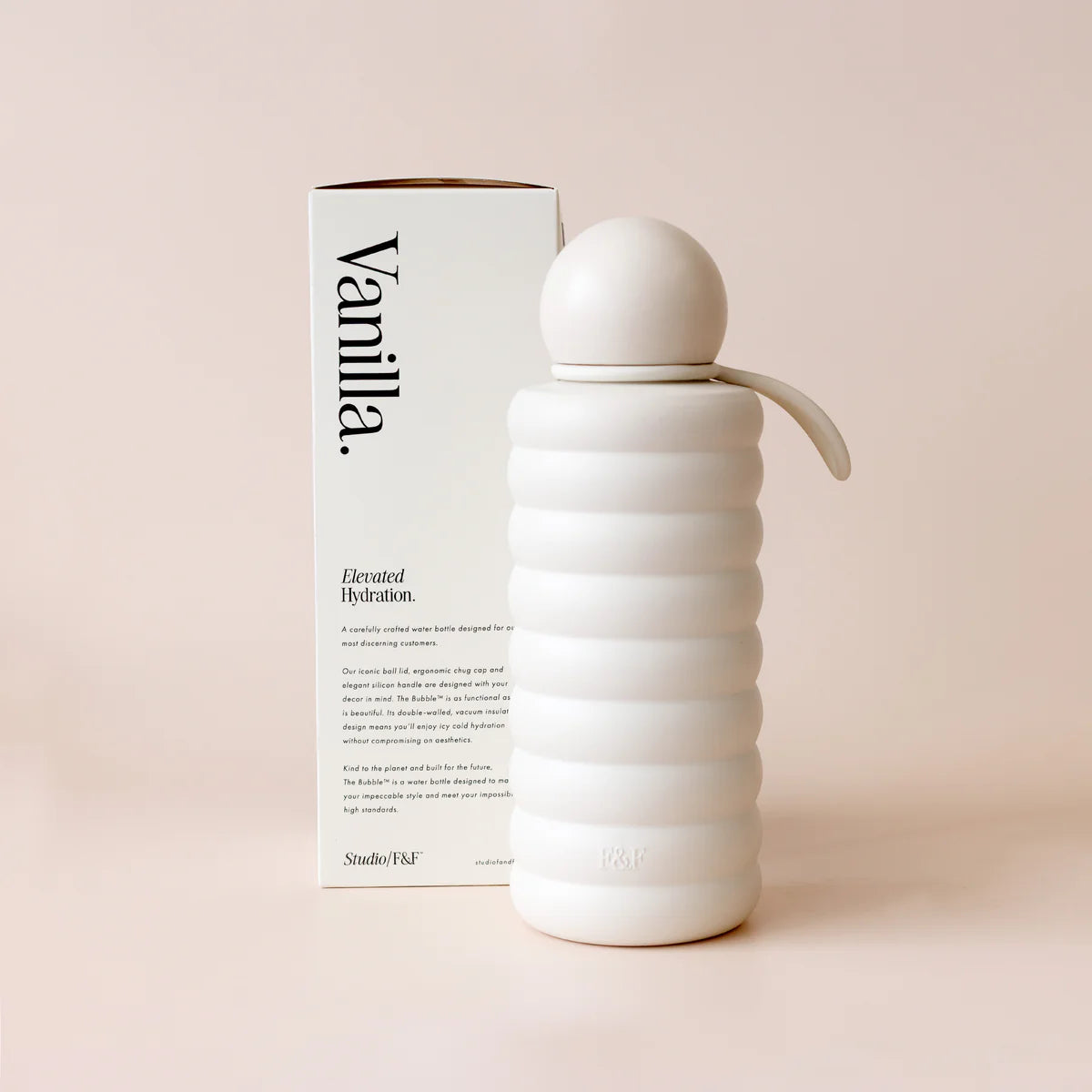 Bubble Reusable Water Bottle 700ml Vanilla
