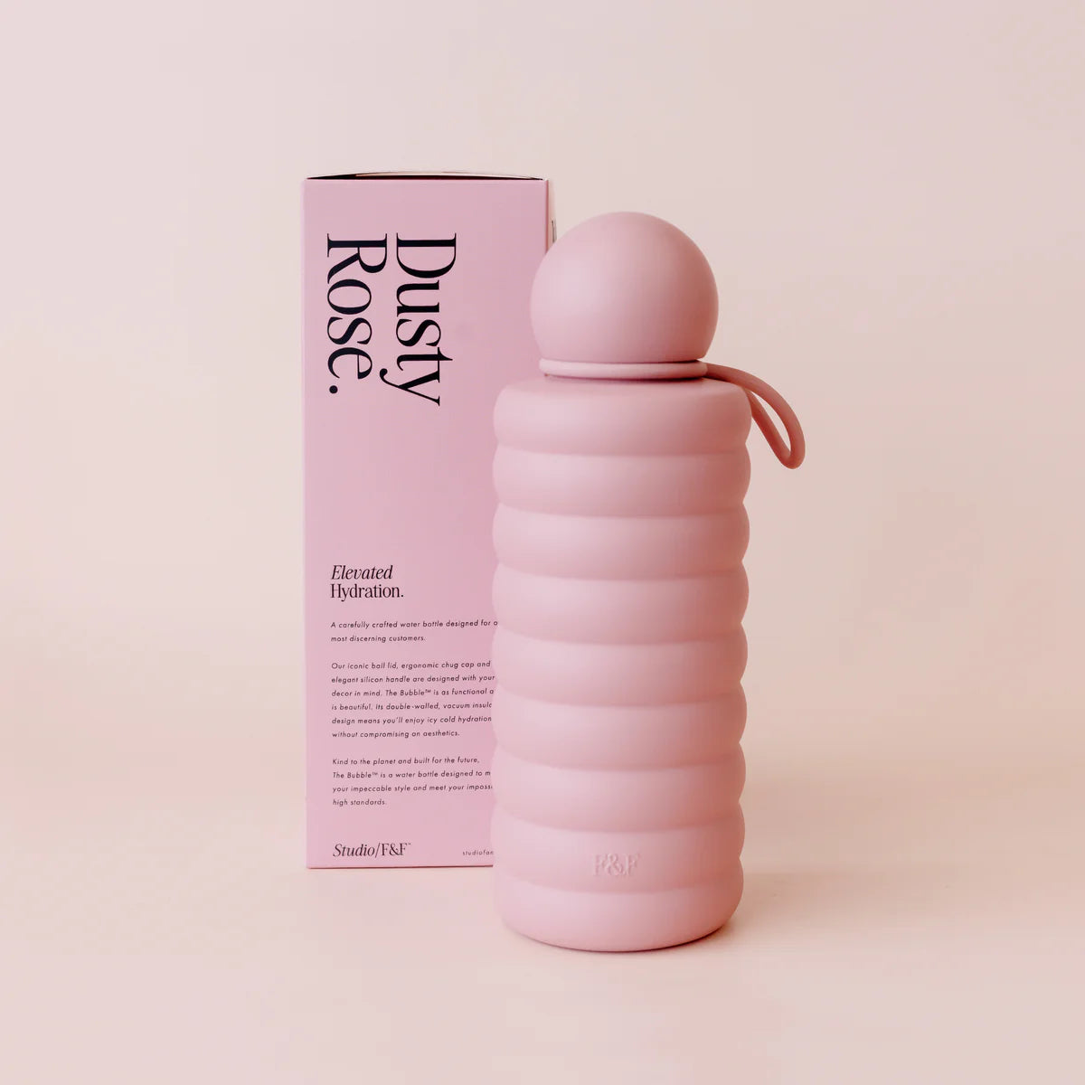 Bubble Reusable Water Bottle 700ml Dusty Rose | DUE END APRIL