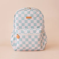 Sage Check Backpack
