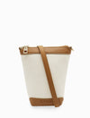 Bec Cross Body Bag | White Tan