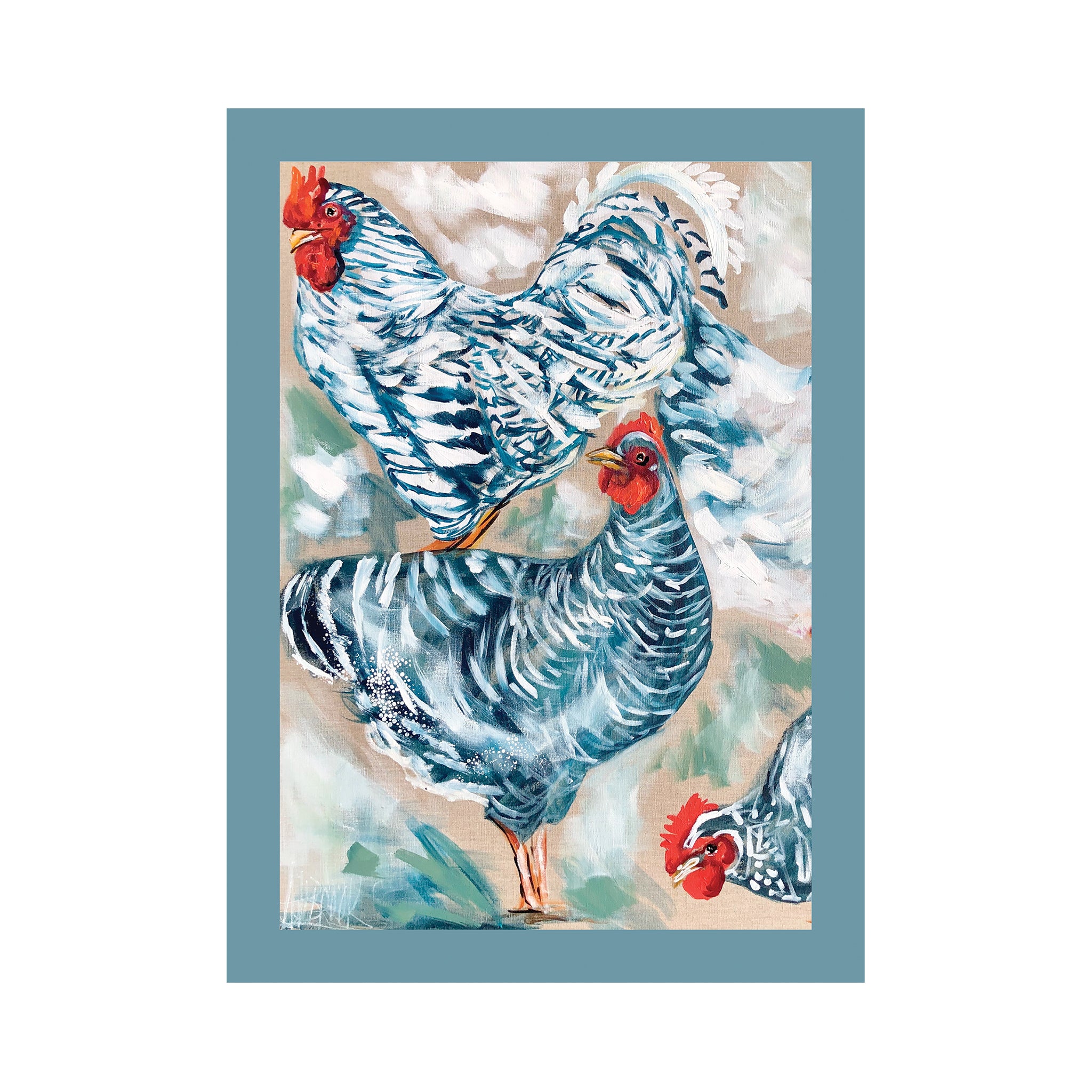 Australian Art Microfibre Tea Towel | by Amanda Brooks