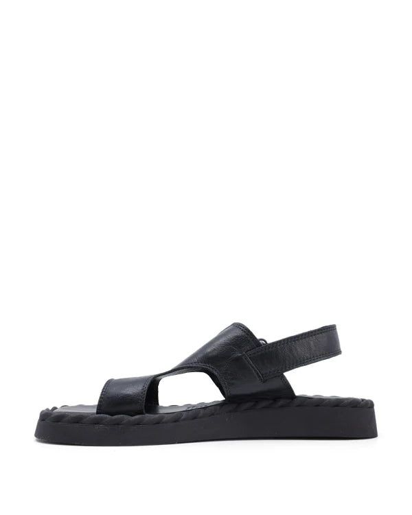 Becky Flat Sandals | Black