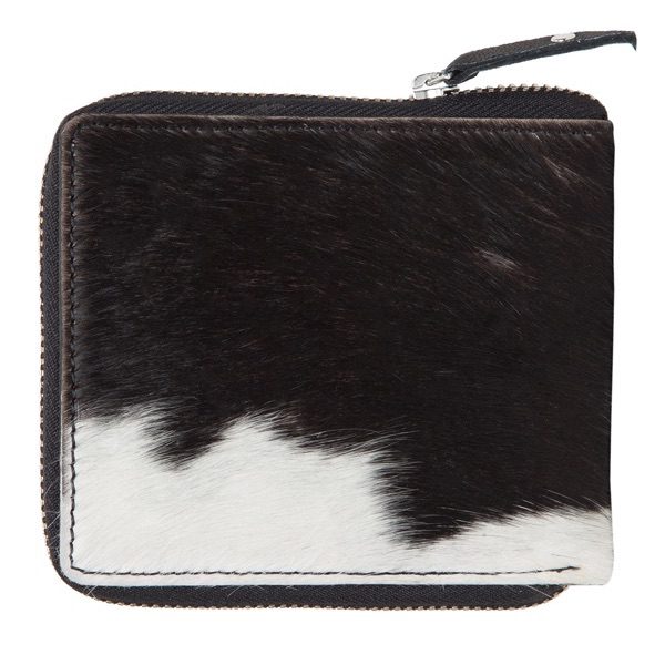 Alex | Cowhide Small Zippered Unisex Wallet