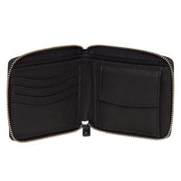 Alex | Cowhide Small Zippered Unisex Wallet