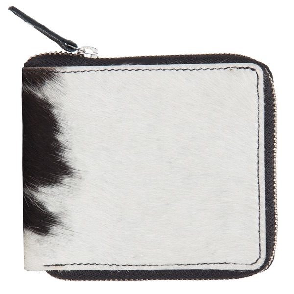 Alex | Cowhide Small Zippered Unisex Wallet