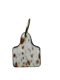 Boot Stitch Cattle Tag Keyring
